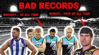 The AFL Records you DON’T WANT [upl. by Hidie507]