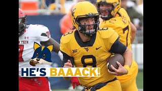 Nicco Marchiol is back and more for WVU Football [upl. by Losse]