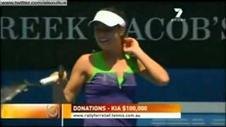 ana ivanovic vs andy roddick funny pointRally for Relief [upl. by Yadsnil]