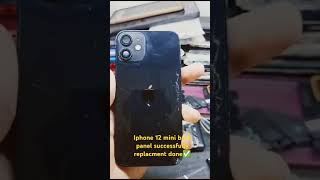 iphone 12 mini back panel successfully replacment done✅ mobilerepairing iphone gadgets [upl. by Neelya]