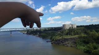 Walking the MidHudson Bridge Over the Hudson River Connects Poughkeepsie NY amp Highland New York [upl. by Naniac]