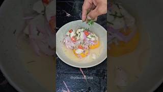 💥CEVICHE DE POLLO💥ceviche cocinaperu cocinaperuana peru lima comida comidaperuana receta [upl. by Keyes]