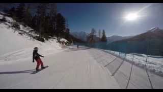 Skiing at Monterosa Italy [upl. by Soigroeg]