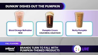 Dunkin’ Donuts adds new menu items to its fall lineup [upl. by Arvy344]