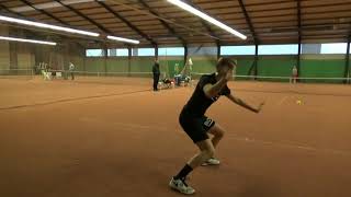 Studiebeurs Tennis Universiteit Amerika OverBoarder  Tuur Vos [upl. by Neeruam]