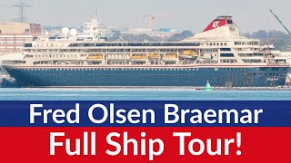 Braemar Full Cruise Ship Tour  Fred Olsen Cruise Line Braemar Full HD Tour [upl. by Karry]