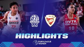 ESBVA v DVTK  QuarterFinals  Highlights  EuroLeague Women 202324 [upl. by Maryellen]