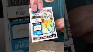 40 panini contenders football boxAutograph and patch per box Is it worth it new unboxing fun [upl. by Aniram909]