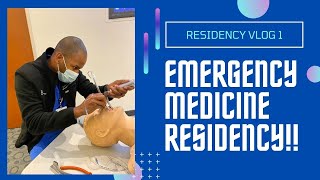 I Started EMERGENCY MEDICINE Residency  Residency VLOG 1 [upl. by Zerla624]