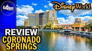 BEST Disney World Hotel Disneys Coronado Springs Review [upl. by Wilser]