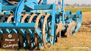 IN CAMPO Erpice a dischi HELIODOR 9400 LEMKEN [upl. by Idalia]