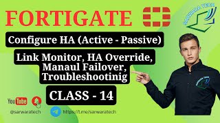 FortiGate HA configuration and Troubleshooting Class  14 [upl. by Gawen]