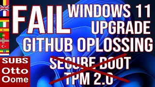 Windows 11 upgrade met Github AveYo Media Creation Tool zonder check op Secure Boot en TPM [upl. by Atorod]