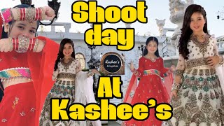 Aayat Arif  Shoot day at Kashee’s Kingdom  vlog [upl. by Aridan430]