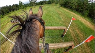 Helmet Cam Riot Gear 2021 Area III Intermediate Horse Championships [upl. by Maloney]