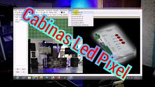 Como Programar una cabina de led pixel Led Edit 2014 Controlador T1000 WS2811 Tutorial 2022 [upl. by Adnilra]