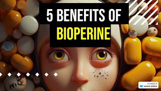 Bioperine Piperine  5 Natural 🌿 Benefits [upl. by Aierdna]