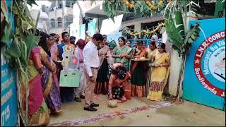 Sankranthi Food Festival Opening Ceremonyby correspondent sir and principal mam [upl. by Lussier]