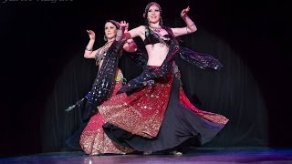 Barbara Giannantoni amp Valenteena Ianni perform at The Tribal Massive Bellydance Showcase [upl. by Renelle806]