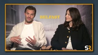 Jamie Dornan amp Caitriona Balfe Interview Belfast [upl. by Nibot726]