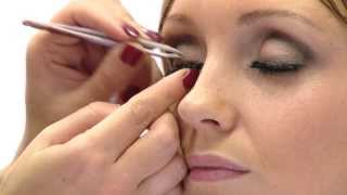 How To Apply False Eyelashes Demonstration  Step by Step Guide [upl. by Maurine274]