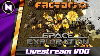 Factorio Space Exploration  27  Livestream VOD  20240225 [upl. by Alios]