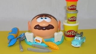 PlayDoh Dentist Doctor Drill N Fill DisneyCarToys Doctor Cars 2 Mater Play Doh Teeth and Drill [upl. by Tonry]