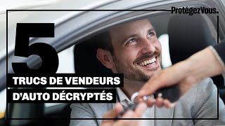 5 trucs de vendeurs dauto décryptés [upl. by Luane183]