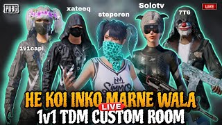 Live Stream 1v1 TDM Custom Room  PUBG MOBILE  Gujjar Gaming 302 [upl. by Yllak]