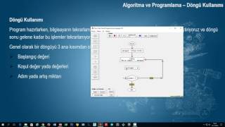 14 Algoritma ve Programlama Dersleri  Döngü Kullanımı  Kontrol Deyimleri [upl. by Ydde]