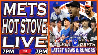 Mets HOT STOVE Live  New York Mets  Mets Bullpen  Mets News  MLB Free Agency  MLB [upl. by Nameloc11]