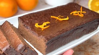 Gâteau Dessert SANS FARINE SANS SUCRE  Recette de Fêtes avec Jus dorange  Chocolat [upl. by Yroger766]