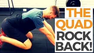 The Quad Rock Back  Squat Mobility [upl. by Nauqram]