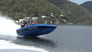 LABSPORTS w 300hp Mercury on the Hawkesbury River [upl. by Gnuj291]