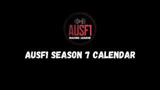 AUSF1 SEASON 7 CALENDAR [upl. by Ecniuq]