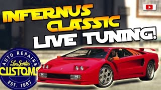 GTA 5 Online  🔥🛠Pegassi Infernus CLASSIC Live Tuning🛠🔥Lambo Diablo LS Customs PS4 Gameplay [upl. by Hairom]