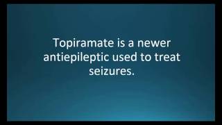 How to pronounce topiramate Topamax Memorizing Pharmacology Flashcard [upl. by Helbonnas]