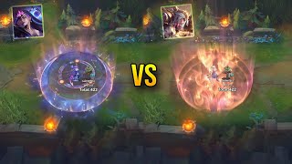 Prestige Dark Star Diana vs Prestige Battle Queen Diana  Skin Comparison  League of Legends [upl. by Cita]