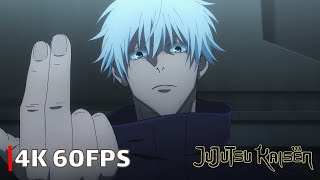 Gojo vs Jogo and Hanami  Full Fight  Jujutsu Kaisen Season 2 Episode 9  4K 60FPS  Eng Sub [upl. by Montana]