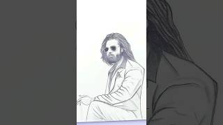 Shakib Khan in Toofan Easy Drawing Guide  shortsIsmatAraArtGallery [upl. by Yecram]