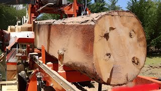 🚩Big Wood Mizer 4500 Industrial Sawmill Woodworking Industrial Sawmill Equipment [upl. by Keily800]