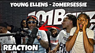 AMERICAN REACTS TO DUTCH DUTCH RAP  Young Ellens  Zomersessie 2023  101Barz PART 1 [upl. by Arada]