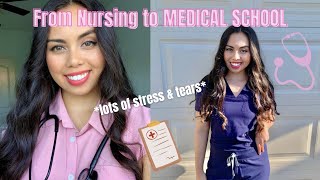 My stressful Journey From Nursing to Medical School [upl. by Korenblat878]