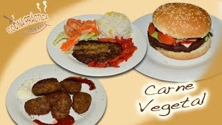 ♥ Receta CARNE VEGETAL DE LENTEJAS ♥ [upl. by Ten38]