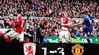 Middlesbrough vs Manchester United 13 All Goals amp Highlights 19032017 [upl. by Ellehcen]