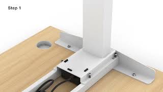 Electric Height Adjustable Desk Installation Guide [upl. by Darum]