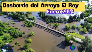 INCREIBLE Inundación historica del arroyo El Rey documento audivisual [upl. by Cosma]