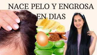 MEZCLA ESTA RECETA NATURAL Y TU CABELLO CRECERÁ RÁPIDO Y FUERTE [upl. by Avert392]