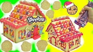 DIY Candy Christmas Cookie House Kit  Cookieswirlc Video [upl. by Duval]