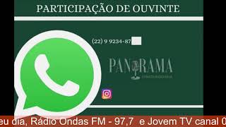 Panorama  Quinta feira 1807  Entrevista com Carlos Cunha  falando de turismo [upl. by Haeli]